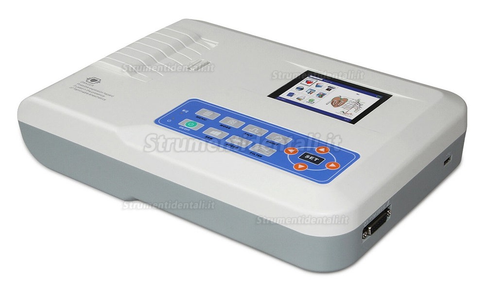 COMTEC® ECG-300G monitore elettrocardiografo digitale Trois canali